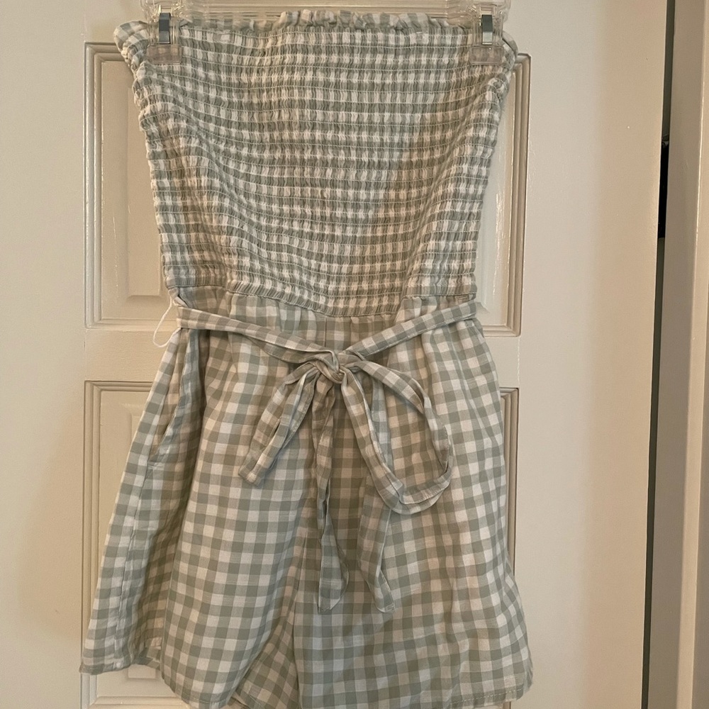 A&F Smocked romper